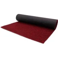 Primaflor Sauberlauf Picollo Rot 1,00m x 6,50m - Teppichläufer, robuster Schmutzfangläufer mit rutschhemmender Gel-Rückseite für sicheren Halt und individuelle Zuschnittmöglichkeit.