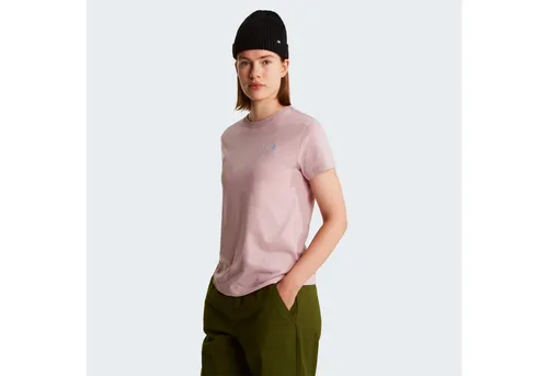 The North Face T-Shirt W EVOLUTION SIMPLE DOME SLM SHORT SLEEVE - Sportliches Kurzarm-T-Shirt aus Baumwolle für Outdoor-Aktivitäten. Ideal für Wanderungen, bietet hohen Tragekomfort und Temperaturregulierung. Perfekt kombinierbar mit einer Wanderhose und Sonnenbrille.
