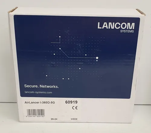 Lancom AirLancer I-360D-5G Router - WLAN-Zubehör mit leistungsstarker 360-Grad-Abdeckung für eine stabile Verbindung in großen Räumen oder Büros.