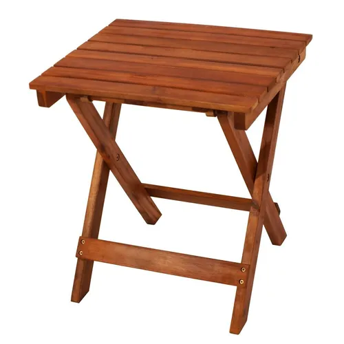 Beistelltisch klappbar Holz Akazie Klapptisch Couchtisch Kaffeetisch Gartentisch