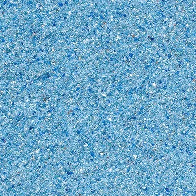 Eurosand: 1 kg Spiegelsand/Glitzersand (0,1-0,5 mm) (hellblau)