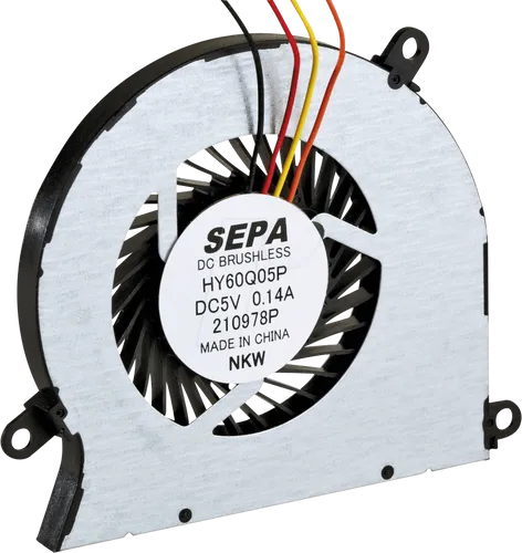 SEPA HY60Q05 - Radial-Lüfter, 61x56x5mm, 5V, 27dB, 4400U/min, Gleitlager
