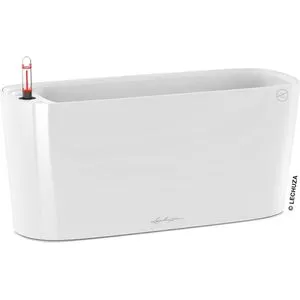 Lechuza Delta 20 Blumentopf – Fensterbankgefäß in Weiß in weiß von Lechuza