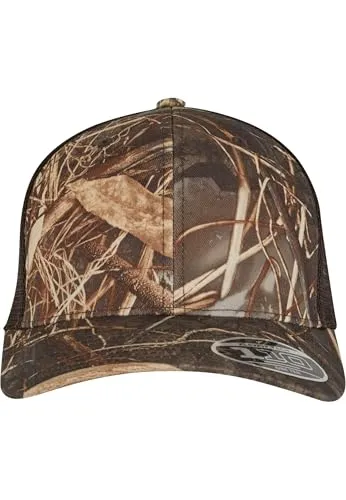 Flexfit Unisex Cap 110 Mesh Realtree Camo - Baseballcap mit atmungsaktivem Mesh für optimale Luftzirkulation – ideal für Outdoor-Aktivitäten und individuell verstellbar mit Snapback-Verschluss.