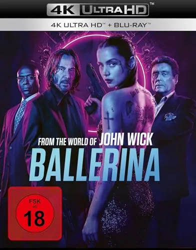 Produktbild Vorbestellung: From the World of John Wick: Ballerina 4K Ultra HD Blu-ray