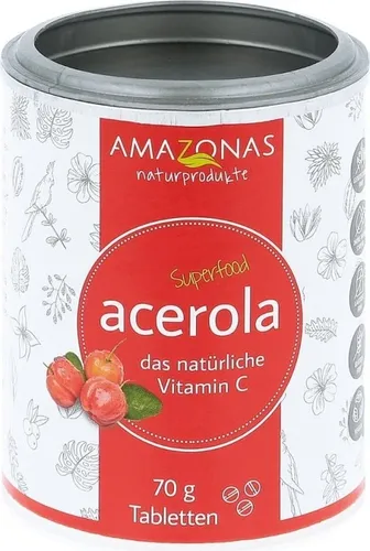 ACEROLA VITAMIN C ohne Zuckerzusatz Lutschtabl. 70 g von AMAZONAS Naturprodukte Handels