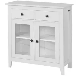 SoBuy Flurschrank Sideboard mit 2 Türen FSB05-W