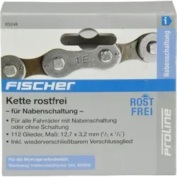 FISCHER Kette rostfrei 1/2 x 1/8' (112 Glieder) #85248