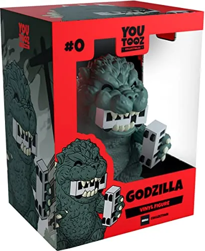 Youtooz Godzilla Vinyl Figurine 10 cm - Puppen, Sammelfigur – Detailreiche Godzilla Vinylfigurine, perfekt für Sammler und Fans des legendären Monsters.