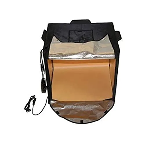 Bresser F002483 BR-FT50 Faltbare Fotobox digital + LED Licht 50x50x50cm, schwarz/Silber