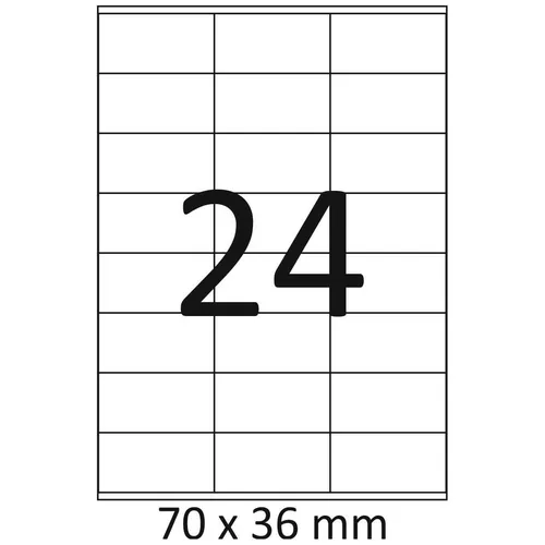 Etiketten A4 70 x 36mm 100 Blatt = 2400 Stück