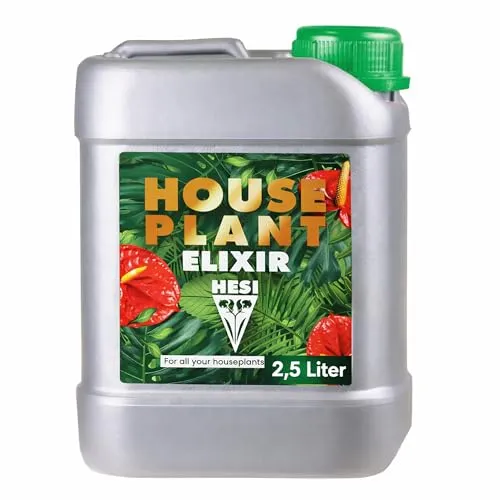 HESI House Plant Elixir - Zimmerpflanzen-Dünger 2,5 Liter - HESI House Plant Elixir ist ein hochwertiger Flüssigdünger, ideal für alle Zimmerpflanzen. Fördert kräftiges Wachstum und intensive Blattfarbe, besonders schonend für empfindliche Pflanzen.