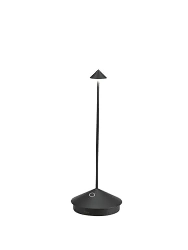 Zafferano Pina Lampe in schwarz von Zafferano