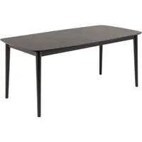 AC Design Furniture Monty Ausziehbarer Esstisch für 6 Personen - Esszimmertisch mit stilvollem schwarzen Eichenfurnier, ideal für gesellige Runden und einfach ausziehbar für zusätzliche Gäste.