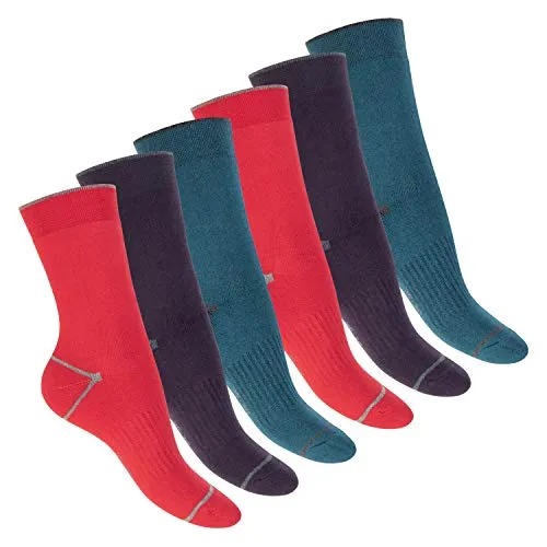 Footstar Damen und Herren Wintersocken (6 Paar) Warme Vollfrottee Socken mit Thermo Effekt - Everyday! - Herbst 39-42
