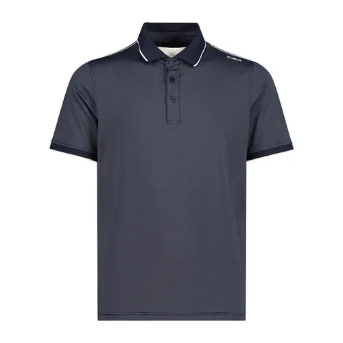 CMP Herren Polo T-Shirt 3XL - Blau - T-Shirts Funktion: Klassisches Polo T-Shirt aus funktionellem Materialmix, ideal für Wandern und den Alltag, bietet hohen Tragekomfort.