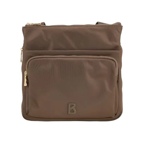 Bogner Verbier Play 1.0 Serena Umhängetasche - Herren-Henkeltaschen aus strapazierfähigem Polyester in elegantem dunkelbraun, ideal für stilbewusste Männer.