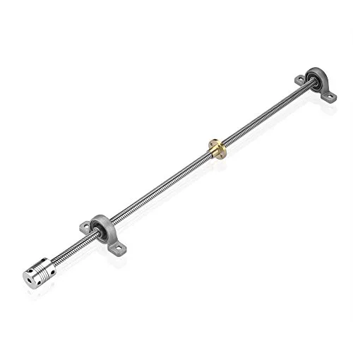 S SIENOC 1000mm 3D Drucker Zubehör Set - 3D-Drucker-Zubehörteile für präzise Bewegungen; enthält Gewindespindel, Messingmutter und Kugellager für verbesserte Leistung und Langlebigkeit.