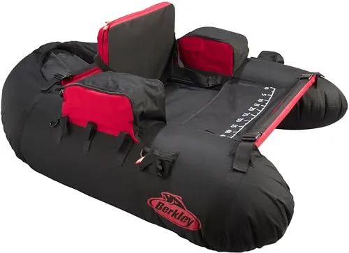 Berkley Belly Boat Pulse XCD 138x108x58 cm Schwarz-Rot
