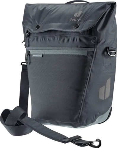 Deuter Mainhattan Gepäckträgertasche graphite-shale 17 + 10 L - Praktische und stilvolle Tasche für den täglichen Gebrauch, ideal für unterwegs