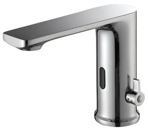 Bruckner Sensor-Standarmatur mit Temperaturregelung, Chrom - Elegante Waschtischarmatur mit Sensorsteuerung für komfortable Nutzung. Robustes Messing-Material und einfache Installation machen sie ideal für Ihr Badezimmer.