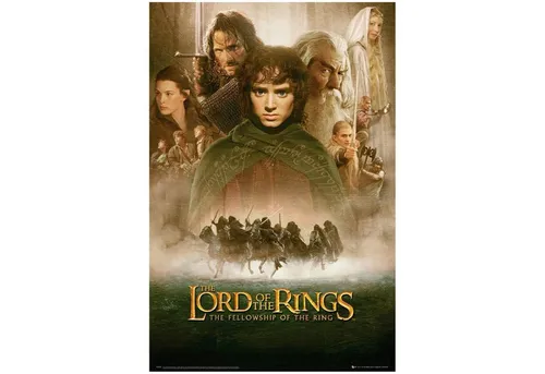 ABYstyle Poster LORD OF THE RINGS - Poster Maxi 91,5x61 - La Communauté de l´Anneau