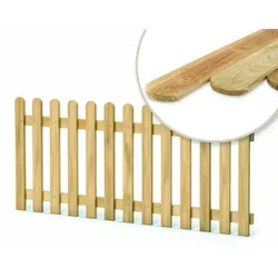Holzpaket für Gartenzaun Lattenzaun 180 cm Kiefer imprägniert Typ A - Praktisches Holzpaket für einen klassischen Lattenzaun mit 180 cm Breite und 100 cm Höhe. Enthält alles für eine einfache Montage und ist ideal für den Außenbereich dank robuster, imprägnierter Kiefer.