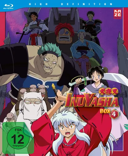 InuYasha - TV Serie - Vol.4 - [Blu-ray] - Anime-Serie, Freigegeben ab 12 Jahren, mit spannenden Abenteuern und fesselnder Handlung für Fans von Fantasy und Action