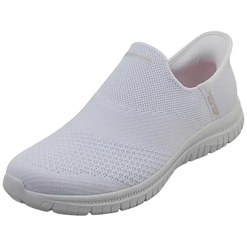 Skechers Damen Sneakers in Weiß, Größe 40 EU - Damen-Sneaker aus hochwertigem Fabric, bequem und stylish für den Alltag
