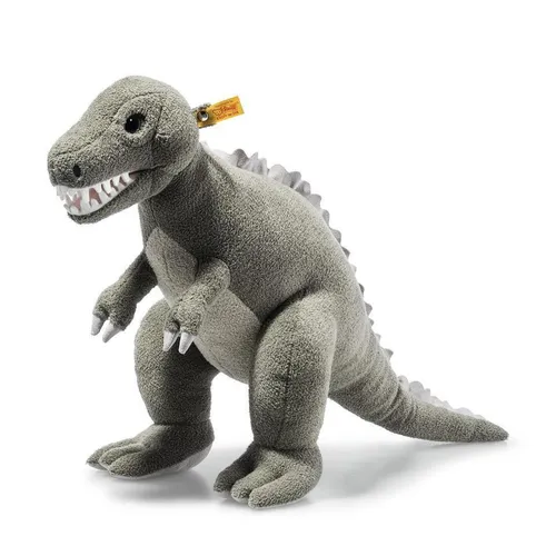 Steiff Thaisen T-Rex Dino Kuscheltier 45 cm - Stofftier & Teddybär: Der weiche Steiff T-Rex ist der perfekte Spielkamerad und wird schnell zum besten Freund, ideal für Kinder jeden Alters.