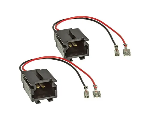 tomzz Audio Lautsprecheradapter (2er Set) auf DIN passt für Citroen C2 C3 Picasso Auto-Lautsprecher