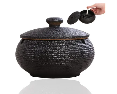 Aschenbecher Schwarz von SURFOU