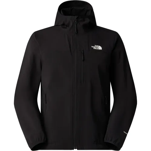 The North Face Herren Nimble 2 Hoodie Jacke - Schwarz, Größe S - Leichte Softshell-Jacke mit Kapuze, ideal für Outdoor-Aktivitäten und den Alltag. Winddicht, atmungsaktiv und flexibel für optimalen Komfort.