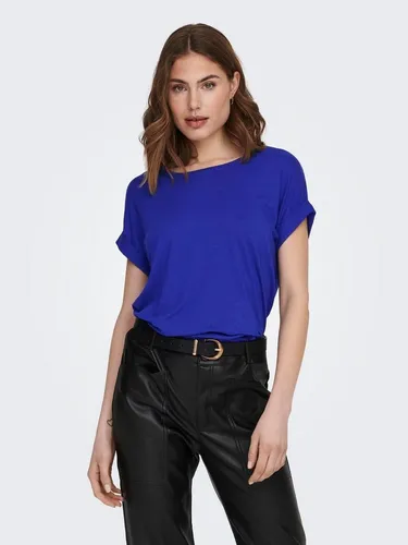 ONLY T-Shirt ONLMOSTER – Kurzarmshirt mit Aufschlag und klassischem Look Viskosemischung, regular fit