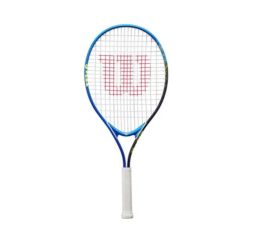 Wilson Kinder-Tennisschläger Slam Boys 25in - ideal für junge Spieler - Tennisschläger für Kinder (9-12 Jahre) mit leichtem Design und erweitertem Sweetspot für kraftvolle Schläge und hohe Fehlerverzeihung.