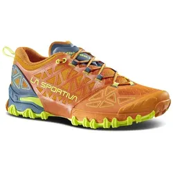 La Sportiva Bushido II - Optimaler Mountain Running Schuh in Größe 43 - Laufschuhe mit FriXion Red Außensohle und Brake System Technologie für perfekten Grip auf jedem Terrain. Ideal für anspruchsvolle Trails und herausfordernde Bedingungen.