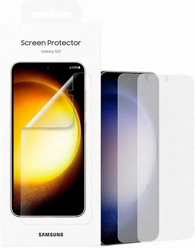 Samsung Screen Protector EF-US911 für Galaxy S23 - 2 kratzfeste Display-Schutzfolien, transparent und anti-fingerabdruck für optimalen Schutz