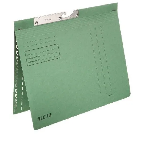 Leitz 20140055 Pendelhefter 250g grün - Robuster Pendelhefter aus 250g Karton in ansprechendem Grün, ideal für die Organisation Ihrer Unterlagen. Perfekt für den professionellen Einsatz und die effiziente Ablage von Dokumenten. Erhältlich im praktischen 50er-Pack!
