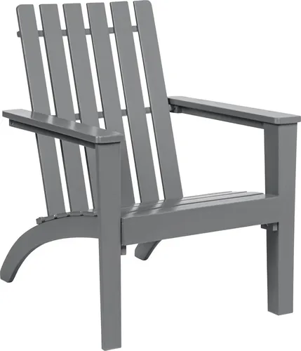 GOPLUS Adirondack Stuhl aus Akazienholz – Ergonomischer Gartenstuhl mit Armlehnen - Ergonomischer Gartenstuhl aus hochwertigem Akazienholz, wetterfest und bis 160 kg belastbar. Ideal für Garten, Terrasse oder Balkon. Entspannen Sie bequem mit hohen Armlehnen und Rückenlehne.
