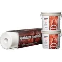 Protektor Innendämmung Wärmedämmung Set 7,125m² - Hochwertige Innendämmung für effektive Wärme- und Feuchtigkeitsregulierung. Platzsparend mit nur 5 mm Dicke, einfach zu verlegen und schützt vor Schimmel. Ideal für enge Räume und Renovierungen.