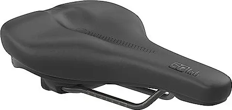Ergolux Active 2.1 Fahrradsattel SQlab, 16 cm, Schwarz - Fahrradsattel für Trekking- und Cityräder mit Active-Switch Technologie für Rückenfreundlichkeit und Druckentlastung. Unisex, E-Bike Ready, max. 130 kg Belastung.