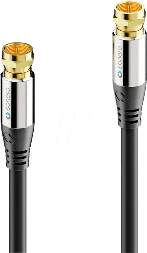 SON SC000-100 - Antennenanschlusskabel (F) 2x geschirmt, 10,0 m