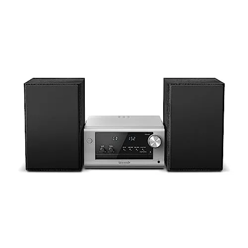 Panasonic SC-PM702 Micro Home Music System 80 W – Schwarz, Silber