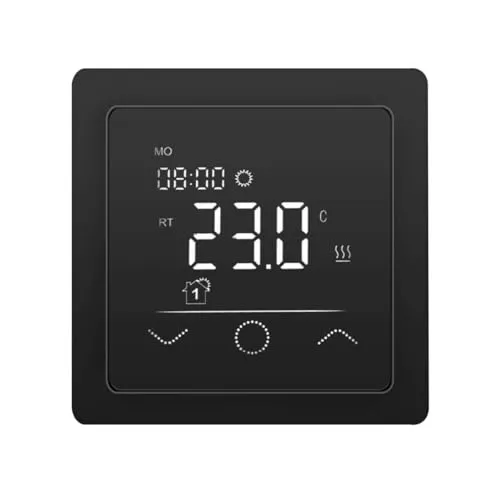 HoWaTech Thermostat Touchscreen 750 schwarz | Temperaturregler für elektrische Fußbodenheizung