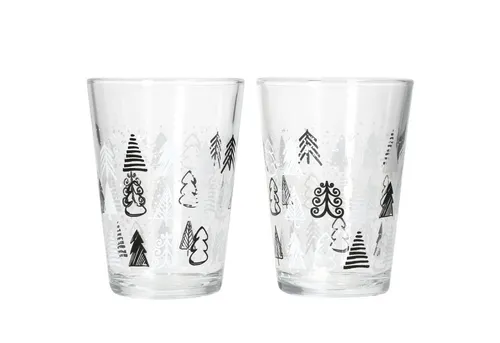 MamboCat Glas Ritzenhoff Weihnachtsbaum 2x Glühwein-Gläser 240ml H11cm, Glas, Weihnachtsgeschirr, Weihnachten, Weihnachtsset, Geschirr