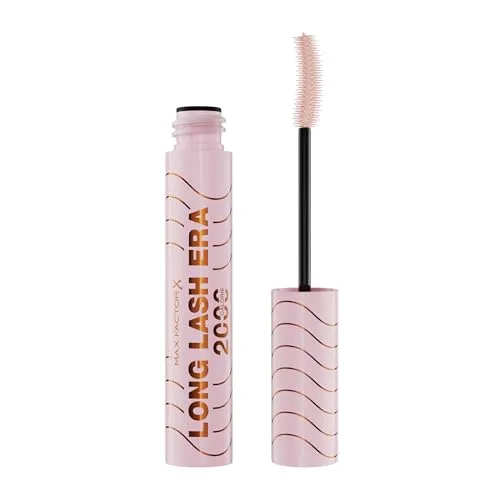 Max Factor 2000 Calorie Long Lash Era Mascara, Tubing Mascara für sichtbar längere Wimpern, wischfest, Fb. 002 Black Brown