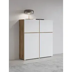 INOSIGN Highboard Cross, moderne grifflose Hochkommode von Inosign