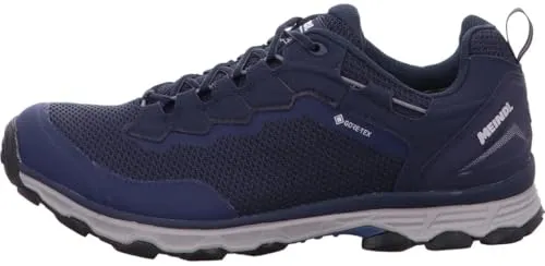 MEINDL Activo Sport GTX Nachtblau/Grau 44 - Wanderschuhe mit GORE-TEX für Atmungsaktivität und wasserdichten Schutz, ideal für leichte Wanderungen und Outdooraktivitäten.