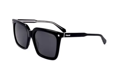 Polaroid Pld 4115/s/x 807/M9 BLACK Sunglasses Women's Acetate, Standard, 54