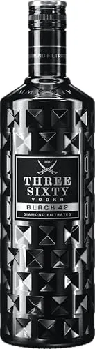 THREE Sixty Vodka Black 42% Vol.